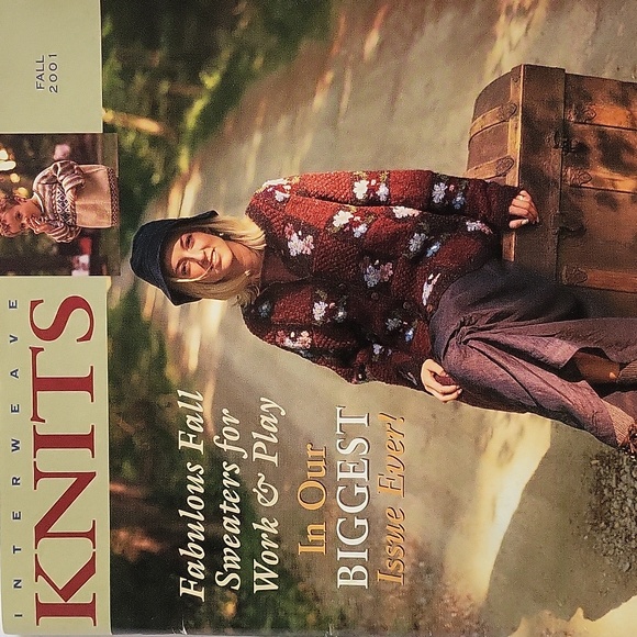 Interweave Knits Magazine Fall 2001 Fabulous Fall Sweaters For Work And Play - Picture 1 of 12